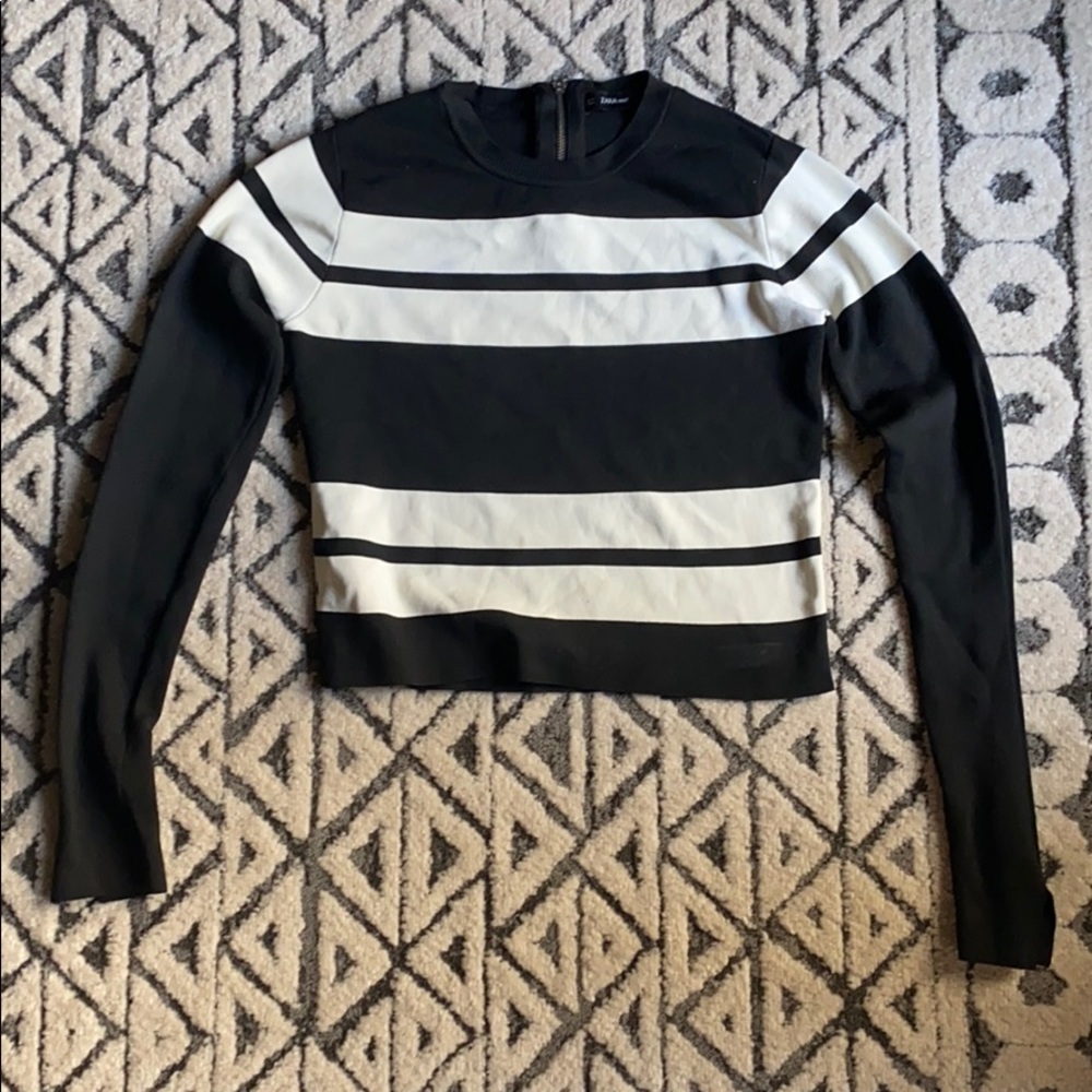 Zara cropped sweater